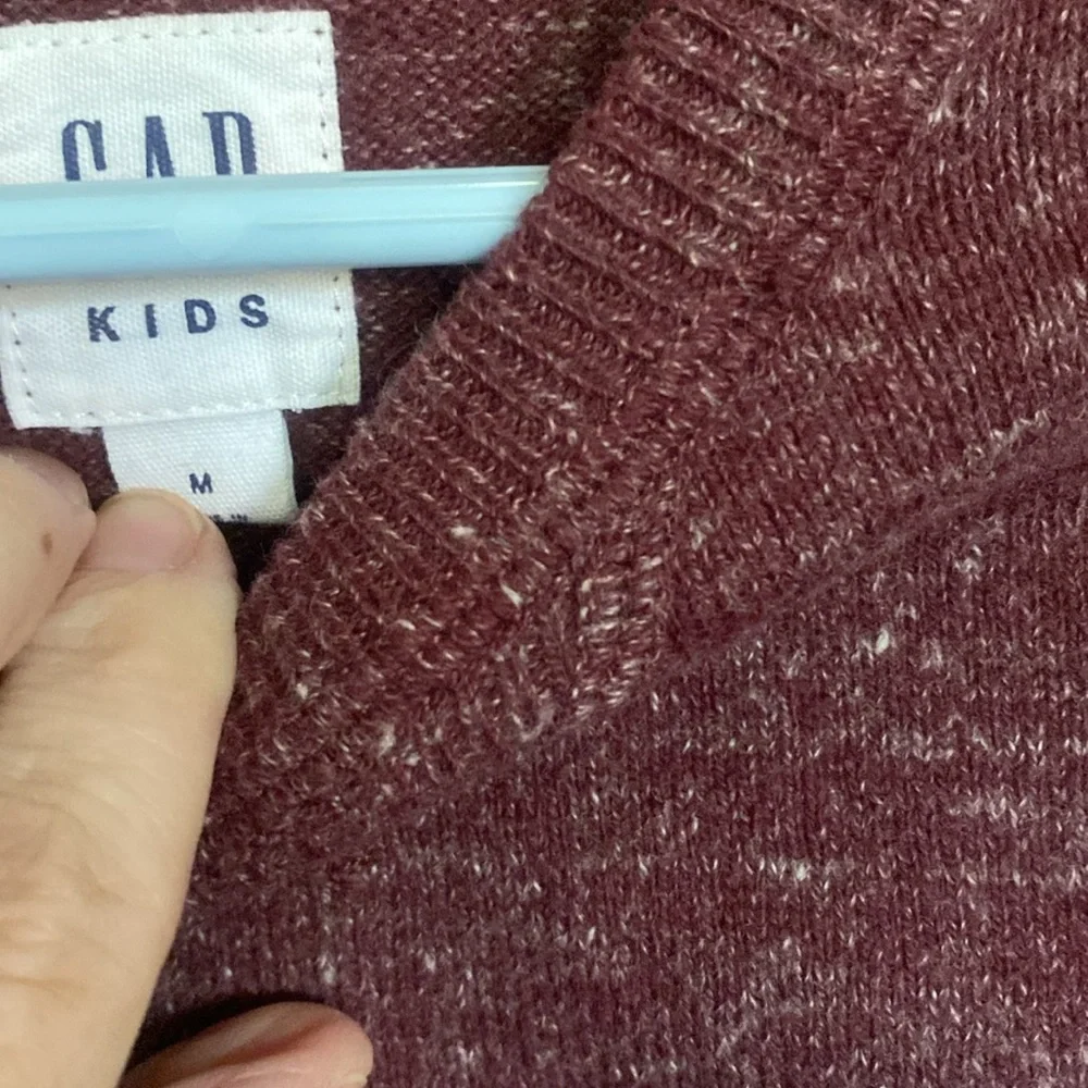 Gap sweaters. Navy, red, gray. Burgundy. Size M